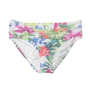 Tommy Bahama Bikini Bottoms Pink Blue NWT XS Coastal Gardens High Waist